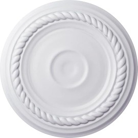 7 7/8"OD x 3/4"P Small Alexandria Ceiling Medallion (Fits Canopies up to 4 5/8")