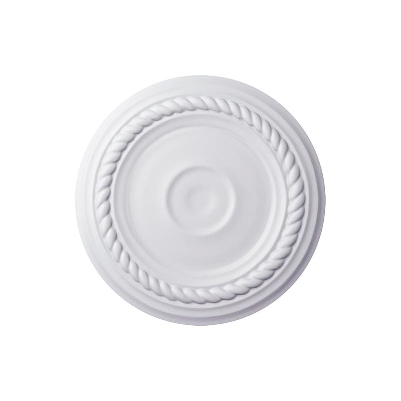 7 7/8"OD x 3/4"P Small Alexandria Ceiling Medallion (Fits Canopies