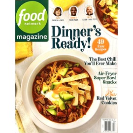 Food Network Magazine Magazine February March 2024 Dinner'S Ready The Best Chili You'Ll Ever Make