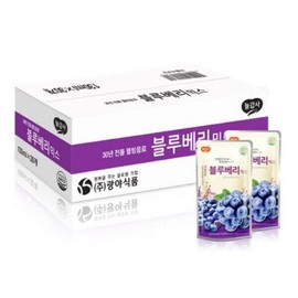 광야식품 블루베리 믹스 130ml - 30포 Gwangya Foods Blueberry Mix 130ml - 30 Sachets