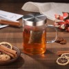 ecooe 16.9 Oz Borosilicate Glass Tea Mug Cup Tea Glasses