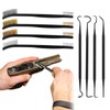 8 Piece Wire Brush Set, Stainless Steel Brush, Small Brass