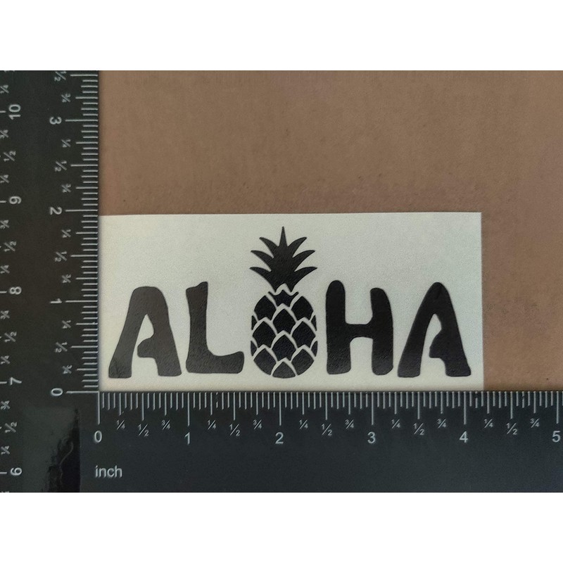 Hawaii Decal 4 Pack: Hang Loose Islands, Hawaii Hibiscus, Aloha