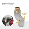 3/4 Inch NPT Fuel Hose Swivel 360 Rotating Connector for