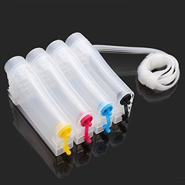 TuToy Ciss Four Colours DIY Continuous Ink Supply System Empty Suite 80 ml for HP Canon