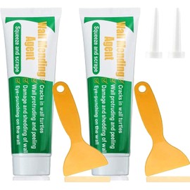 2PCS Wall Mending Agent -Repair Paste. Perfect Wall Filling Paste to Fill Holes, Eco-Friendly Wall Repair Putty Non-Toxic Waterproof Wall Filler for Home House Paint Wall Gel