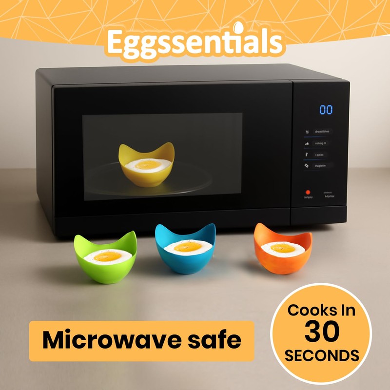 Eggssentials - Poached Egg Cups - Pack of 4 -