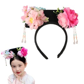 GUDEKIKL 1Pcs Chinese Princess Hair Hoop Headband, Chinese Traditional Royal Court Women Headwear, Creative Ancient Cosplay Headwear Photograph Props For Girls