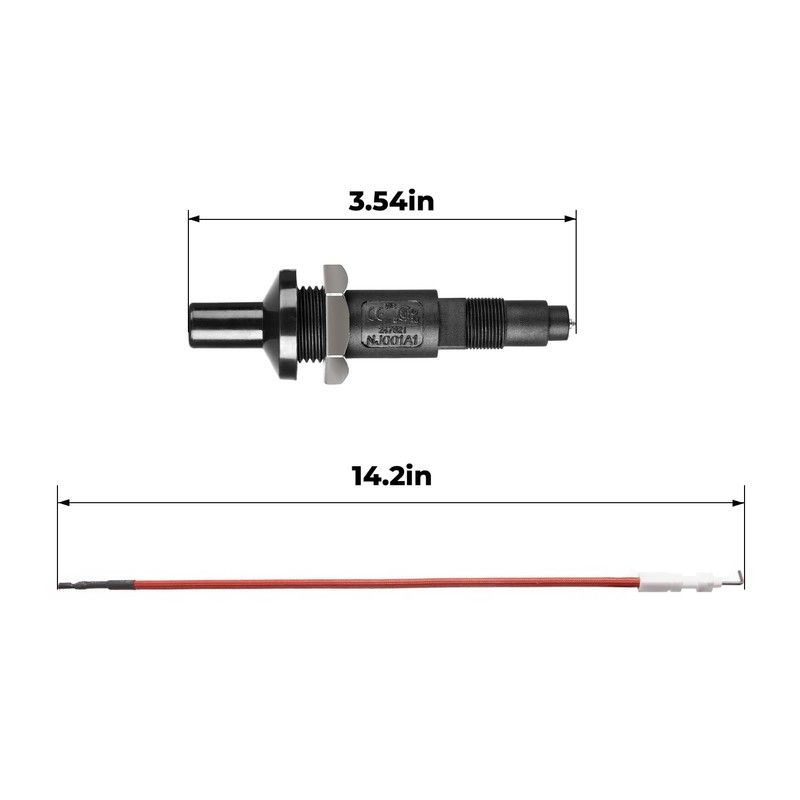 Outdoor Heater Replacement Parts, Piezo Igniter with Cable, Suitable for