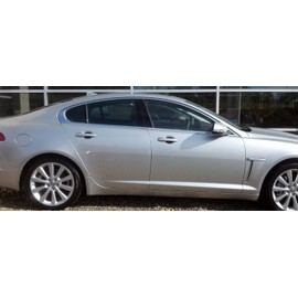 Jaguar Auto Accessory Door Handle Trim Molding Scratch Cover Guards Carbon Fiber 4 Door Pack