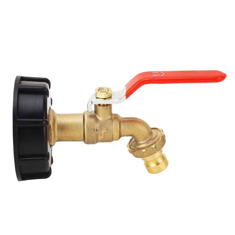 IBC Tote Adapter 3/4in Brass Tote Fitting Coarse Thread 275‑330