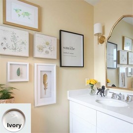 Non-Toxic Furniture Paint Vintage Chalk Paint for Wood/Metal/Glass, Indoor/Outdoor Use No Sanding & Primer Needed Matte Finish Cabinet Paint, Waterbased | Acrylic | Crafts for DIY Projects 4oz/118ml (Off White)