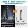 Fishing Treble Hooks 3X Strong Professional V Triple Fishing Hooks