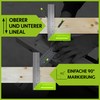 TRACER 300mm Carpenter's Square Joiner Marking Tool Try Square with