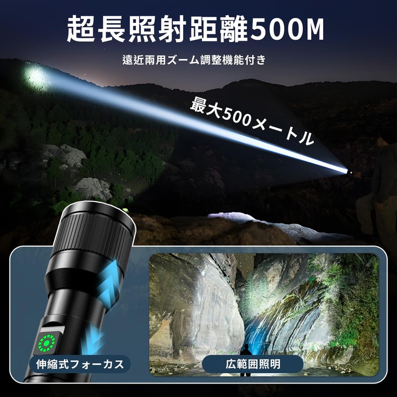 Flashlight, 2026 Improved Version, Night Light, Handheld Torch, LED Light,
