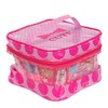 Cutie Heart Vinyl Vanity Makeup Bag
