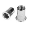 Rivet Nuts, 93 Pieces 304 Stainless Steel Blind Rivet Nuts