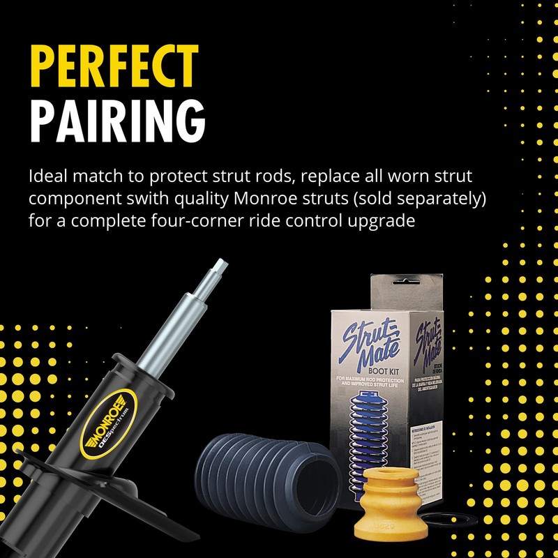 Strut-Mate 63631 Kit de Protectores y Cubre Polvo, color Amarillo,