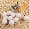 10Pcs 24mm Rattle Bell Balls Plastic Shaking Music Toys Insert