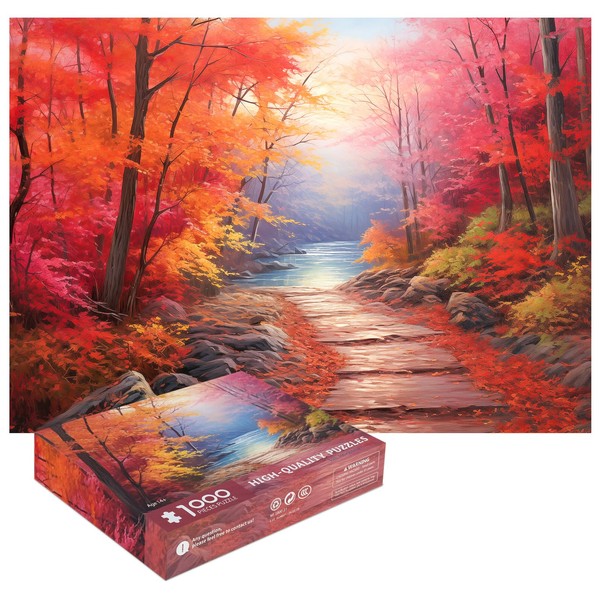 1000 Pieces Puzzles for Adults Maple Path Jigsaw 1000 Pieces