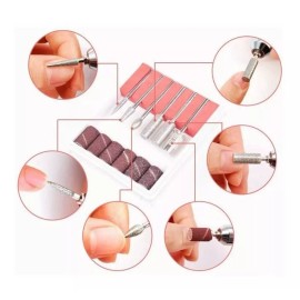 Dolores Esmeril Drill Torno Pulidor Uñas Profesional Puntas Barriles