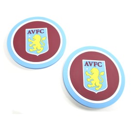 Forever Collectibles UK Limited Aston Villa Two Pack Coaster Set,Blue