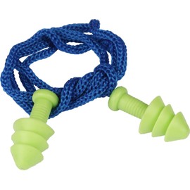 LIBUS - 10 tapones para los oídos reutilizables con cable o sin cable para profesionales con cancelación de ruido y sonido (caja de cinturón)