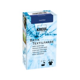 Kreul 98529 - Batik Textile Dye Cool Blue, 70 g, Colour Powder for Batik and Dyeing Textiles