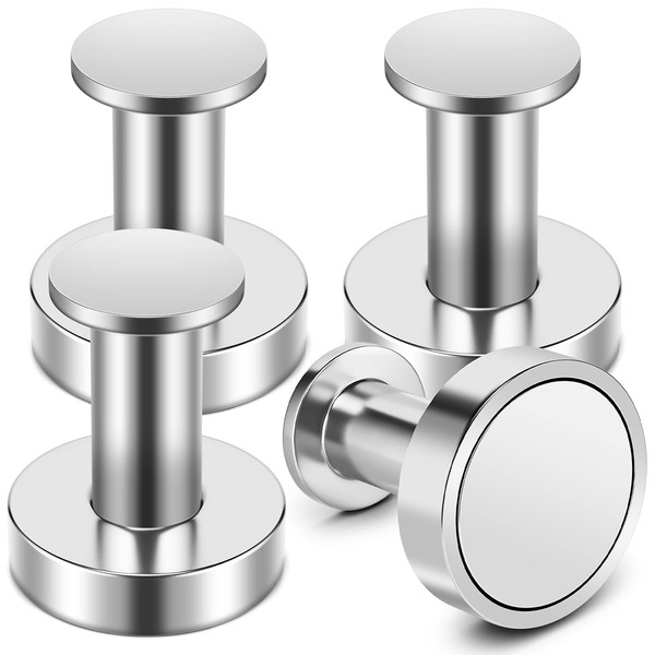 VNDUEEY 2 Pack Strong Magnetic Hooks for Hanging Coats and