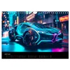 Digital Color Cars (Wandkalender 2025 DIN A4 quer), CALVENDO Monatskalender