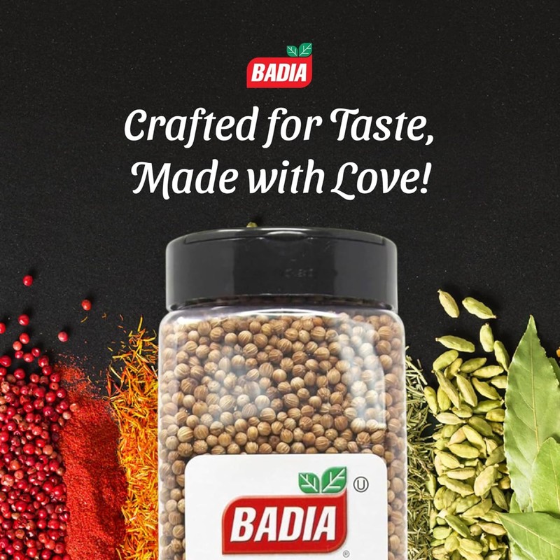 Badia Coriander Seeds Whole, 12 oz - Bright, Citrusy &