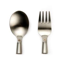 Huckleberry Forest Cutlery - Forest Cutlery Set Spoon and Fork Stainless Steel | Outdoor & Camping | Promotes Kids Creativity | Create Your Own Cutlery - Connect with Nature