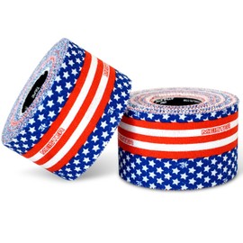 Meister Elite Athletic Tape - Breathable High-Adhesive Trainer's Tape - 2 Roll Pack - American Flag