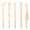 Bakiauli Pack of 10 Bone Ballpoint Pens, Creative Novelty Skull