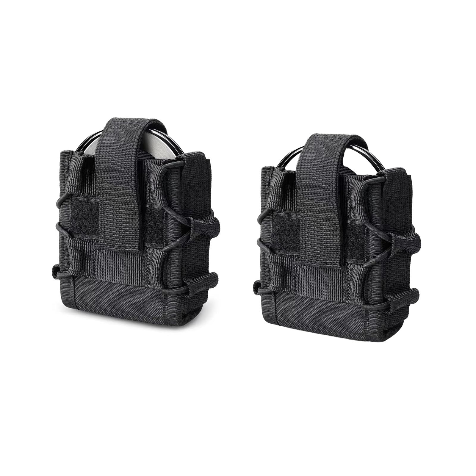 Handcuff Holster And Strap Kit - Duty Belt Pouch For Chain, Hinged & Folding Cuffs