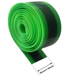 Chainrise 2 Pack TPU Bike Tire Liner, Puncture Proof Tube Protector Fits 12”/16”/20”/26”/27.5”/29” & 700C Road/Mountain Bikes (Green and Black, 38X1.0X2300MM)