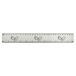 'Always And Forever' 30cm (12 Inch) White Plastic Ruler (RL00090092)