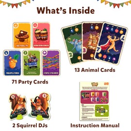 Skillmatics Card Game - Jungle Party, Fun Family Card Game of Strategy & Luck, Party Game, Gifts for Girls & Boys Ages 7, 8, 9 & Up