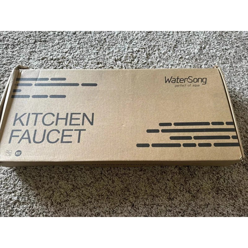 WaterSong Touchless Kitchen Faucet Sink w/ Smart Sensor WS062200 Brushed