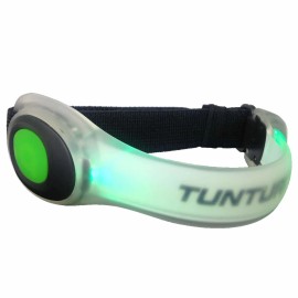Tunturi Nighttime LED Safety Armband Light 4 PACK Green LED