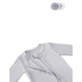 RRP Unisex Baby Footies Pajamas,Rayon Derived From Bamboo,Buttery Soft Sleep 'N Play PJs,2-Way Zipper Closure,0-18 Months (Slate/SeaGreen/Storm, 6-9 Months)