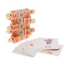 kokiya Wood Reading Blocks Spelling Games Montessori Toys Short Vowel