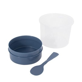 YöL Clip Top Food Storage Container With Spoon Lunch Tub 475ml Dishwasher Safe Breakfast Pot