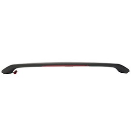 Trunk Spoiler With Led 3rd Brake Light Compatible With 2001-2005 Honda Civic Sedan, Factory Style Matte Black ABS Car Exterior Trunk Spoiler Rear Wing Tail Roof Top Lid by IKON MOTORSPORTS
