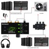 MICNAUX Phono Preamp for Turntable, Mini Hi-Fi Preamplifier with 3