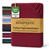 Exclusive home textile terry towelling fitted sheet premium brand., bordeaux,