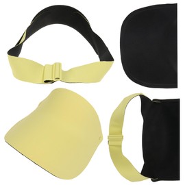 YiyiLai Seamless Sun Visor, Kids, Girls, Cap, Boys, Lightweight, UV Protection, Sun Hat, Sunscreen Hat, Spring and Summer, Wide Brim, Small Face Effect Hat, Kids, yellow, Free size