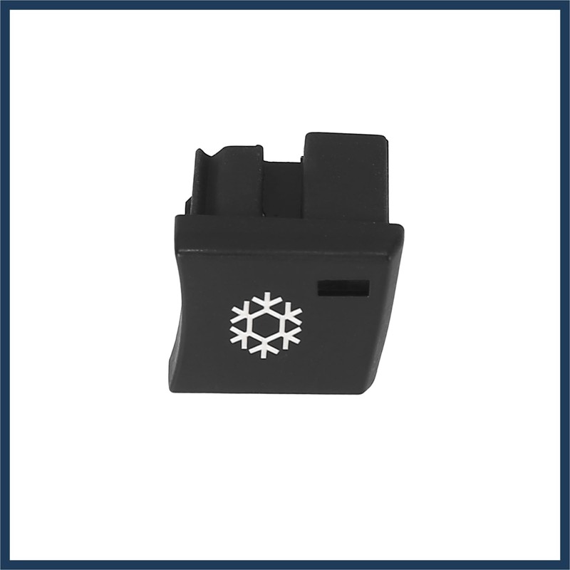 INFINAUTO Car Snowflake Type Button Climate Control Panel Button AC