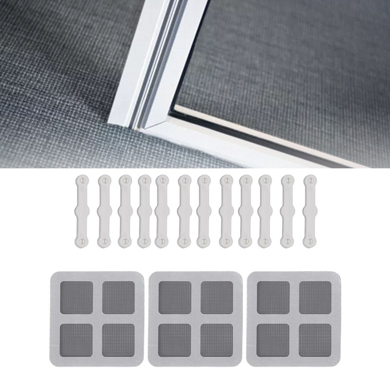 12Pcs Screen Window Clips Home Windows Mounting Buckle for Fly