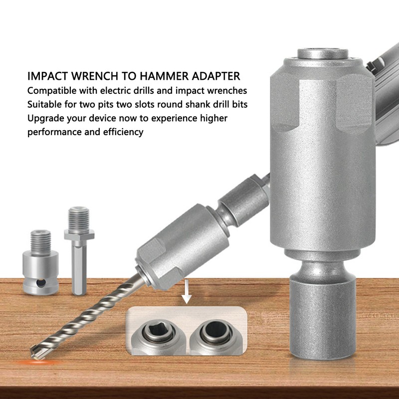 Impact Wrench to Hammer Adapter High Carbon Steel Detachable Electric